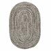 Colonial Mills Howell Indoor/Outdoor Braided Tweed Area Rug Brown 1 8 x2 6 2 x 3 Outdoor Indoor Oval