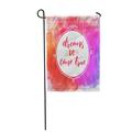 KDAGR Dreams Do Come True Motivational Hand Lettering Garden Flag Decorative Flag House Banner 12x18 inch