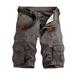 Spring Savings Clearance!Cargo Shorts for Men Relaxed Fit Big and Tall Men s Cargo Shorts Clearance Multi-Pocket Outdoor Camouflage Cargo Shorts Cotton Bike Shorts for Men with Pocket