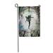 LADDKE Green Angel Colorful New Age Goddess Fairy Nature Lover Butterfly Woman Branches Garden Flag Decorative Flag House Banner 12x18 inch