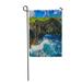 LADDKE Waves Breaking Rocks on Sunny Day During Spectacular Ocean View Road to Hana Maui Garden Flag Decorative Flag House Banner 12x18 inch