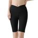 Workout Shorts Women Women s Solid Sport Casual Split Waist High Waist Tight Thin Traceless Skin Cycling Pants Women S Shorts With Pockets Casual Womens Shorts Jean Shorts(color:Black size:2XL)