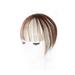 PFDDRW Jianlaile Clip in Air Bangs Human Hair Extensions One Piece Front Neat Air Fringe Hand Tied Straight Flat Bangs Clip on Hairpiece Wire Extension Natural Wig for Women