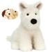 RUseeN 8.6 inch West Highland White Terrier Westie Stuffed Plush Dog Bedtime Buddy Plush Toy Soft Stuffed Animal Plushies Gifts for Kids Boys Girls