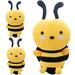 Gongxipen 3Pcs Stuffed Bee Animals Stuffed Animals Pillow Plush Bee Toy Decorative Stuffed Toy