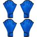 2 Pairs Swimming Gloves Aqua Fit Swim Training Gloves Neoprene Gloves Webbed Fitness Water Resistance Training Gloves for Swimming Diving with Wrist Strap