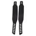 SHNWU 2PCS Exercise Bike Pedal Straps Plastic Adjustable Length Universal Bike Pedal Toe Clips Strap for Home Gym Cycling