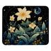 Square Mouse Pad 8.3x9.8 Inch Non-Slip Rubber Base Gaming Mouse Mat Plants under the Stars Mousepad for Laptop Office Home Mouse Pads