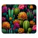 Cactus Gaming Mouse Pad Mouse Mat Mouse Pad - Square 8.3x9.8 Inch Printed Non-Slip Rubber Bottom - Suitable for Office and Gaming