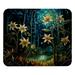 Square Mouse Pad 8.3x9.8 Inch Non-Slip Rubber Base Gaming Mouse Mat Plants under the Stars Mousepad for Laptop Office Home Mouse Pads