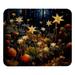 Square Mouse Pad 8.3x9.8 Inch Non-Slip Rubber Base Gaming Mouse Mat Plants under the Stars Mousepad for Laptop Office Home Mouse Pads