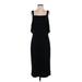 Gap Casual Dress - Party Square Sleeveless: Black Print Dresses - Women's Size Small Tall