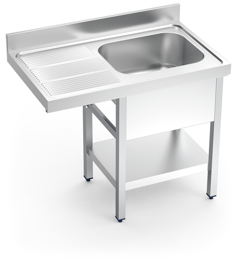 FRICOSMOS-Spülbecken 1C,EI 1200x600x890 mm. Eimerabmessungen 500x400x250 mm. Image