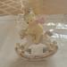 Disney Holiday | Disney Winnie-The-Pooh Porcelain 2015 Baby's First Christmas Ornament | Color: Gold/White | Size: Os