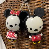 Disney Holiday | Hallmark Disney Mickey And Minnie Mouse Decoupage Hanging Christmas Ornaments | Color: Black/Red | Size: Os