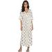 Free People Dresses | Free People Boho Oasis Floral Print Maxi Long Dress Sz Small | Color: Cream | Size: S