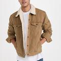 Levi's Jackets & Coats | Levi’s Canvas Sherpa Trucker Jacket - Brown Denim Jacket | Color: Brown/Tan | Size: M