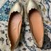 J. Crew Shoes | J. Crew Gold Scalloped Ballet Flats | Color: Gold | Size: 11