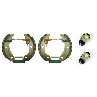 BREMBO Bremsbackensatz KIT & FIT hinten rechts links vormontiert für FIAT 71740710 K 23 046