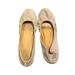J. Crew Shoes | J. Crew Scrunch Nude Suede Leather Ballet Flats Size 7 | Color: Cream | Size: 7