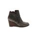 Lucky Brand Ankle Boots: Gray Shoes - Women's Size 6 1/2