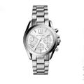 Michael Kors Accessories | Michael Kors Women's Bradshaw Silver-Tone Stainless Steel Bracelet Watch 36mm | Color: Silver/White | Size: Os