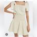 J. Crew Skirts | J Crew Tie Shoulder Linen Tank Top And Smocked Waist Linen Skirt | Color: Tan | Size: S