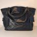 Dooney & Bourke Bags | Dooney & Bourke Vintage Large Genuine Pebbled Leather Tote Shoulder/Handbag | Color: Blue/Silver | Size: Os
