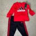 Adidas Matching Sets | Adidas Infant Toddler Pant Set Long Sleeve Shirt Red Class New Set 12 Months | Color: Black/Red | Size: 12mb