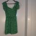 Jessica Simpson Dresses | Bright Green Floral Jessica Simpson Cold/Off Shoulder Dress Sz S | Color: Green/White | Size: S