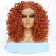 16" Kinky Curly Synthetic Lace Front Wig Black Blonde Wigs For Women Glueless Female Heat Resistant Natural Hair