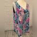 Lilly Pulitzer Tops | Euc Lilly Pulitzer Crepe Reversible Sleeveless Top | Color: Blue/Pink | Size: S