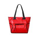 VIQUTRG Puffer Bag Tote, Shoulder Bags For Women, Quilted Crossbody Bags For Women (Color : Red)