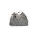 Baggallini Shoulder Bag: Pebbled Gray Solid Bags