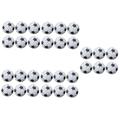 ibasenice 30 Pcs Football Party Beach Balls Soccer Ball Toy Beach Ball Toy Soccer Sports Balls Beach Ball Playground Soccer Summer Pool Party Toys Pvc White Gift Outdoor Child