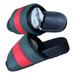 Gucci Shoes | Gucci Sideline Puffer Web Slide Sandal Green And Red $499 Size: 7 Nib | Color: Green/Red | Size: 7