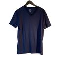 J. Crew Shirts | J Crew Nwot Mens Slub Cotton Navy V Neck Short Sleeve T Shirt Size Small Casual | Color: Blue | Size: S
