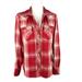 Levi's Tops | Levi's Button Down Shirt Women Large Red Plaid Long Sleeve Pearl Snap Button Top | Color: Red | Size: L