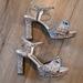 Kate Spade Shoes | Kate Spade Miya Evening Glitter Shoes Sandals Platform Size 7b | Color: Silver | Size: 7