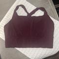 Athleta Intimates & Sleepwear | Athleta Long Line Sports Bra M | Color: Red | Size: M