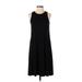 Old Navy Casual Dress - Shift: Black Solid Dresses - Women's Size Small Tall