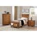 Alma Brenner Storage Bedroom Set Rustic Honey Wood in Brown | 57.25 H x 44 D in | Wayfair Retsaoc 205260T-S4