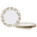 Noritake Holly & Berry Gold Set Of 4 Bread & Butter/Appetizer Plates, 6-1/4"