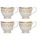 Noritake Summit Gold Set Of 4 Cups, 7 Oz.