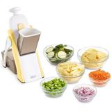 Mandoline Slicer, Julienne + Dicer for Vegetables, Meal Prep & More with 30+ Presets & Thickness Adjuster