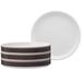 Noritake Colorstax Stripe Set Of 4 Stax Small Plates, 6"