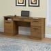 Millwood Pines 60.1" W Home Office Executive Desk w/ Storage Wood in Brown | 29.7 H x 60.1 W x 23.6 D in | Wayfair FA63328282D749808E7E6D9B712E5051