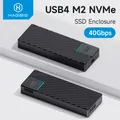 Custodia SSD Hagibis USB 4.0 40 Gbps M.2 NVMe compatibile con custodia per disco rigido esterno