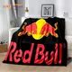 3D Red B-Bull Pattern HD Gift Soft Blanket Throw Blanket for Home Bedroom Bed Sofa Picnic Travel