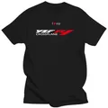 T-shirt personalizzata Yzf R1 Crossplane S M L Xl Xxl Man Moto